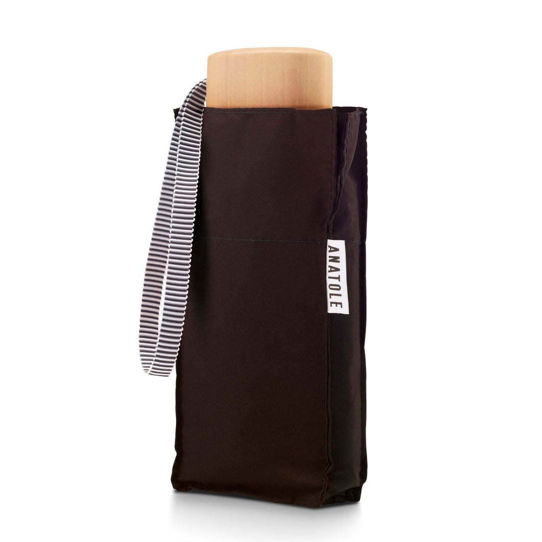 ANATOLE folding umbrella - Edwige - dark chocolate