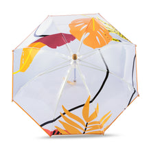 Lade das Bild in den Galerie-Viewer, Kids transparent dome umbrella - JUNGLE - oranges
