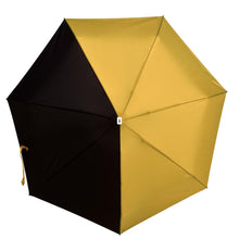 Lade das Bild in den Galerie-Viewer, ANATOLE two-tone folding umbrella - Verlaine -  antique yellow/black
