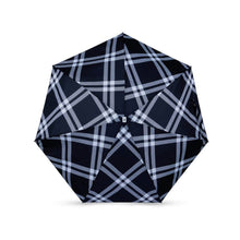 Lade das Bild in den Galerie-Viewer, ANATOLE folding umbrella - Camden - black and white tweed
