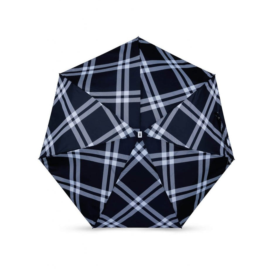 ANATOLE folding umbrella - Camden - black and white tweed