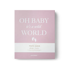 Lade das Bild in den Galerie-Viewer, Fotoalbum - Baby it&#39;s a wild world (pink)
