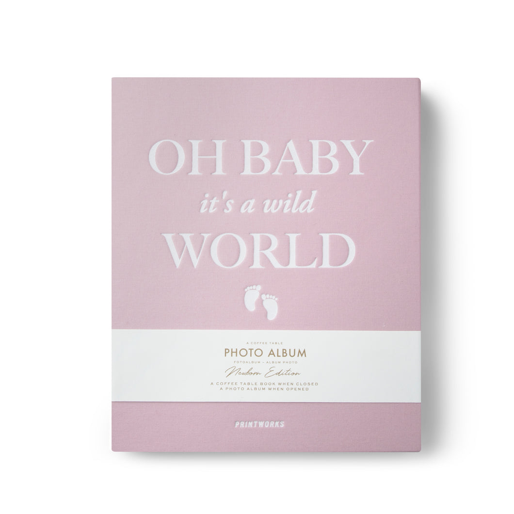 Fotoalbum - Baby it's a wild world (pink)