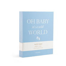 Lade das Bild in den Galerie-Viewer, Fotoalbum - Baby it&#39;s a wild world (blau)
