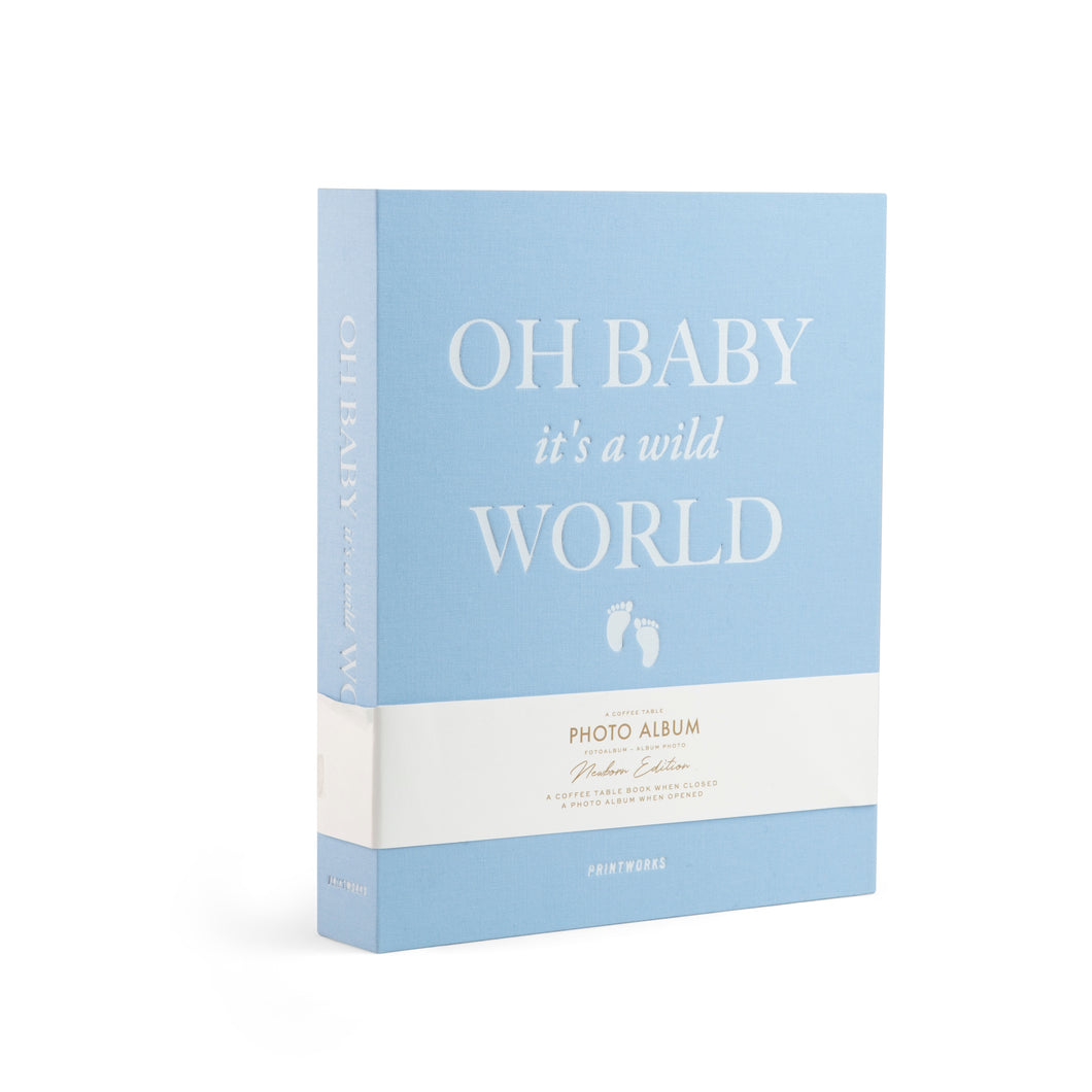 Fotoalbum - Baby it's a wild world (blau)