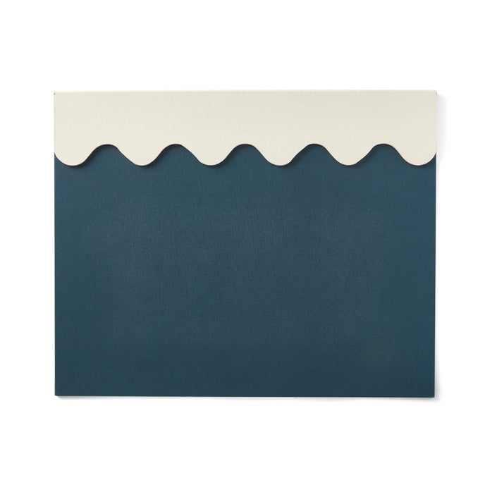 Desk Pad - Petroleum/Cream