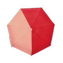 Lade das Bild in den Galerie-Viewer, ANATOLE two-tone folding umbrella - Edmond - red/coral pink
