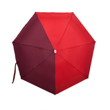 Lade das Bild in den Galerie-Viewer, ANATOLE two-tone folding umbrella - Jules - burgundy/red
