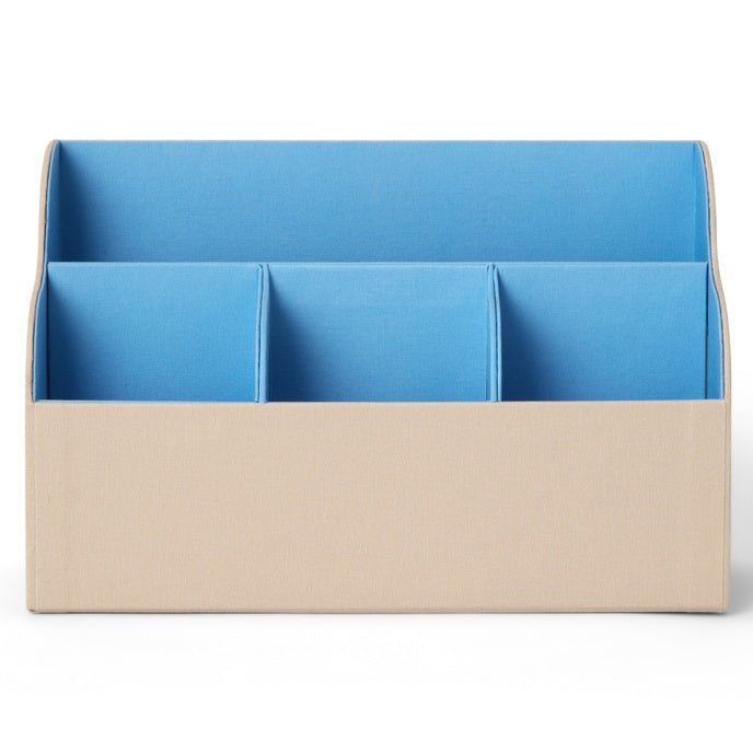 Desktop Organizer - Beige/Blue