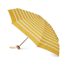 Lade das Bild in den Galerie-Viewer, ANATOLE folding umbrella - Gabin - ivory stripes on yellow background
