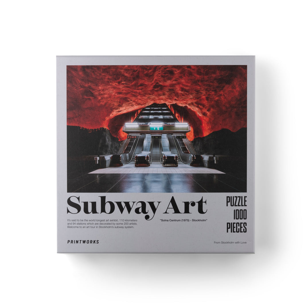 Puzzle 1000 Teile - Subway Art (Fire)