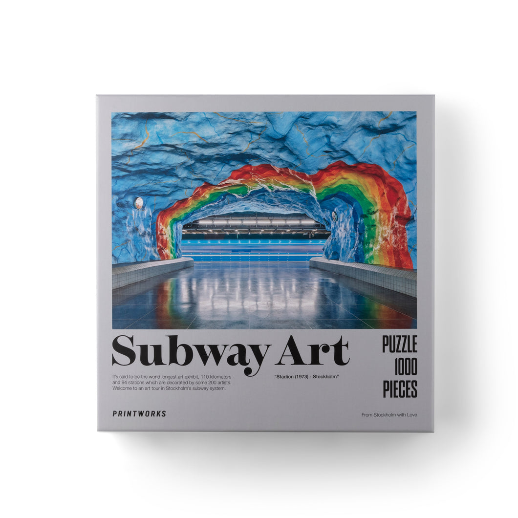 Puzzle 1000 Teile - Subway Art (Rainbow)